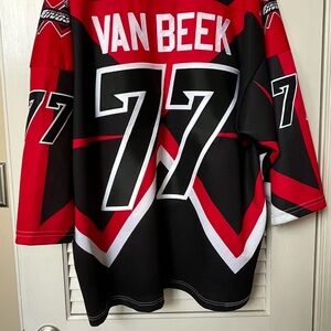 Philadelphia Wings Signed Rob Van Beek Jersey - XXL